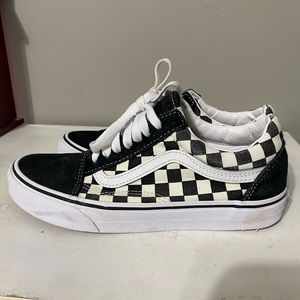 Old school vans checkerboard color